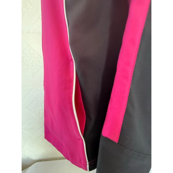 Jacket - Made for Life size Large pink  black athletic run warm up women's coat - Picture 8 of 12